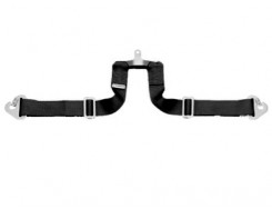 Racing Harness Anti-Submarine Belt - 2" Width : BLACK